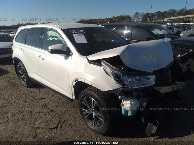 TOYOTA HIGHLANDER 2019 5tdbzrfh2ks917697