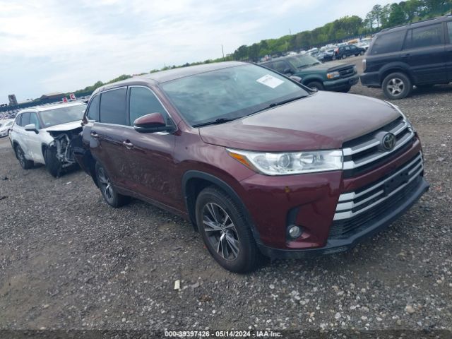 TOYOTA HIGHLANDER 2018 5tdbzrfh3js810740