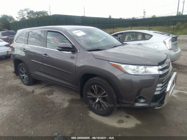 TOYOTA HIGHLANDER 2018 5tdbzrfh3js828154