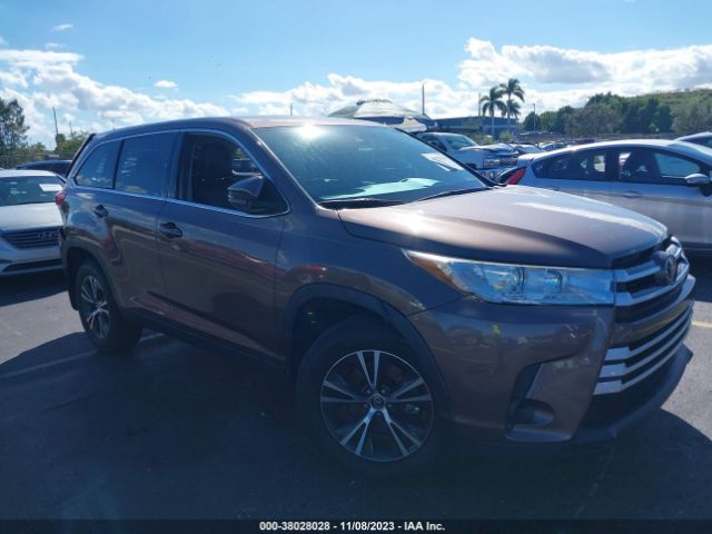 TOYOTA HIGHLANDER 2019 5tdbzrfh3ks728430