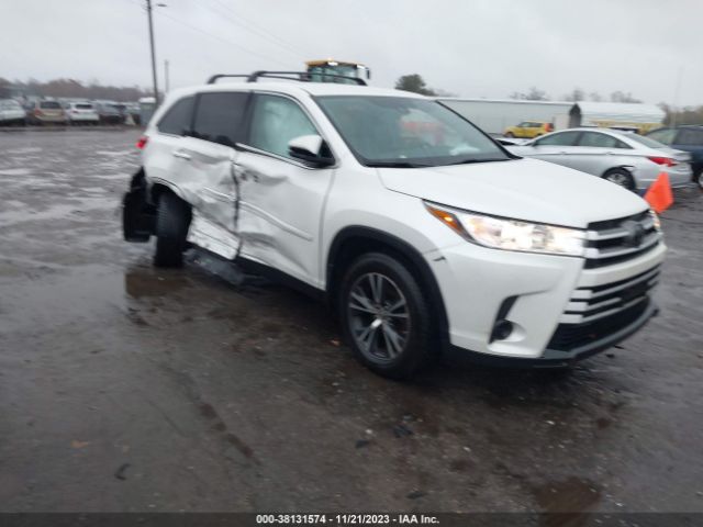 TOYOTA HIGHLANDER 2019 5tdbzrfh3ks918129