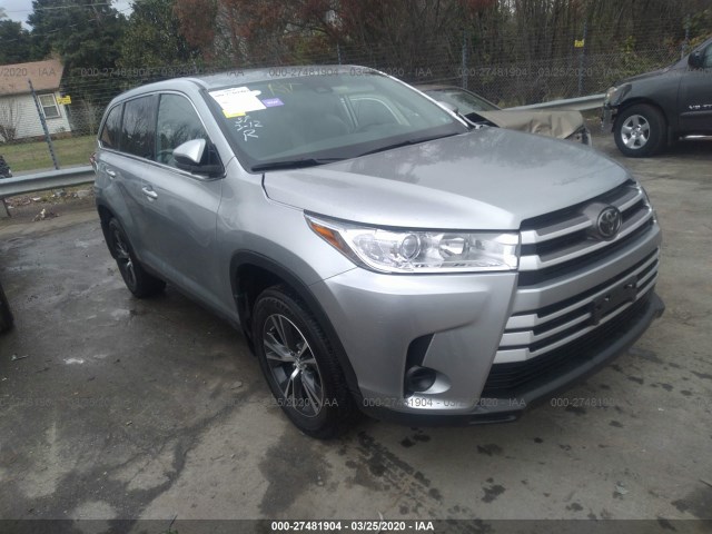 TOYOTA HIGHLANDER 2019 5tdbzrfh3ks921516