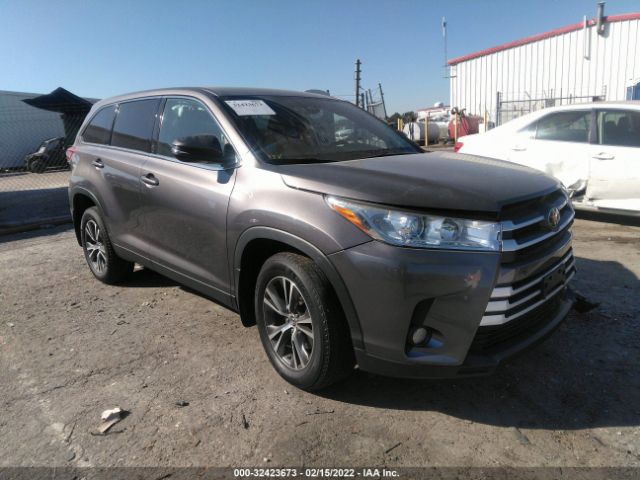 TOYOTA HIGHLANDER 2019 5tdbzrfh3ks931091