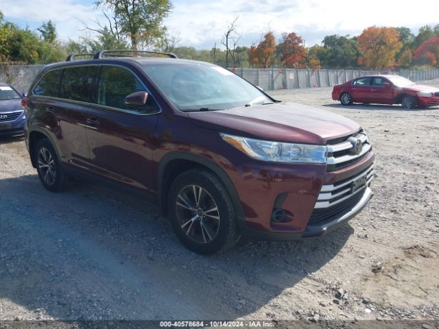 TOYOTA HIGHLANDER 2019 5tdbzrfh4ks936736