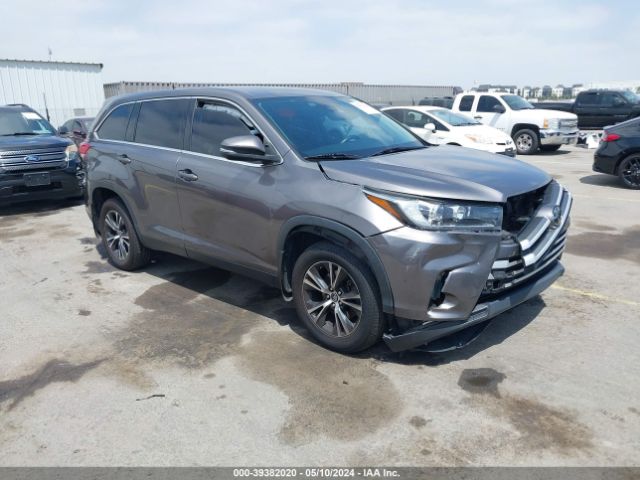 TOYOTA HIGHLANDER 2019 5tdbzrfh4ks972765