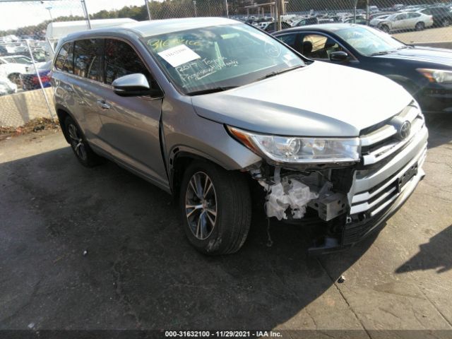 TOYOTA HIGHLANDER 2017 5tdbzrfh5hs418966