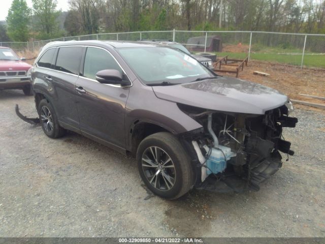 TOYOTA HIGHLANDER 2017 5tdbzrfh5hs426601