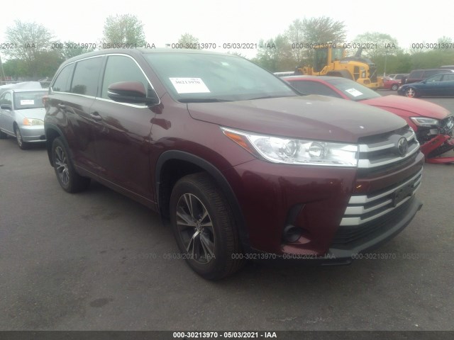 TOYOTA HIGHLANDER 2018 5tdbzrfh5js879025