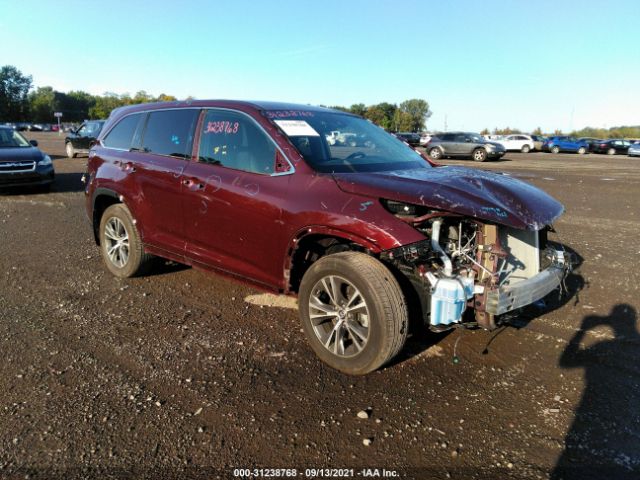 TOYOTA HIGHLANDER 2018 5tdbzrfh5js890249