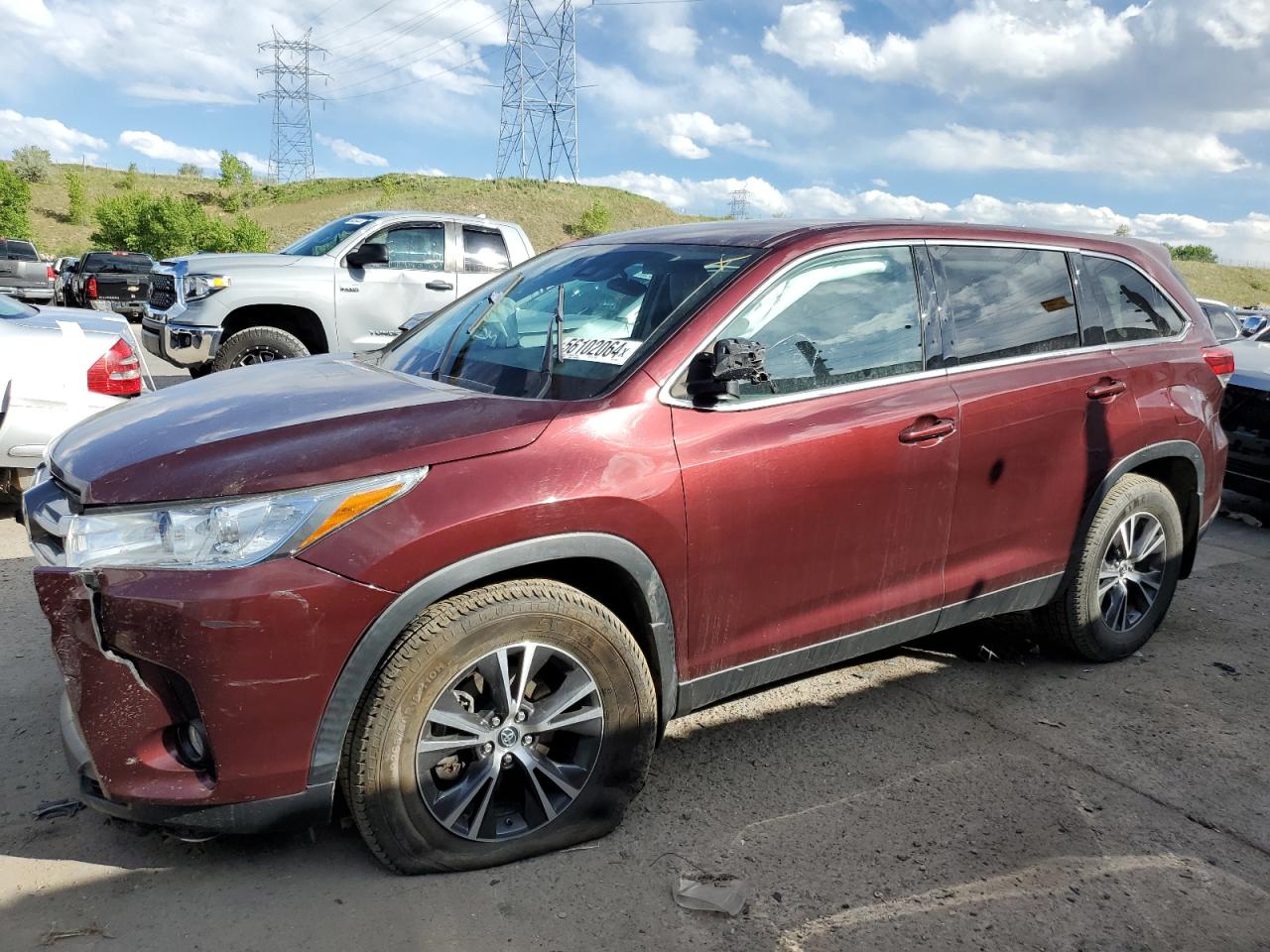 TOYOTA HIGHLANDER 2019 5tdbzrfh6ks979720