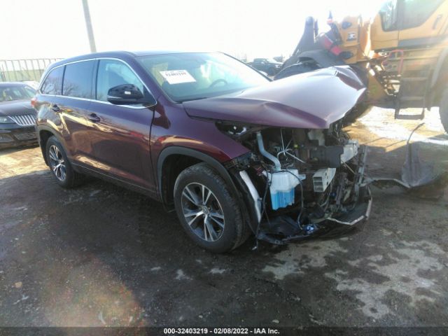 TOYOTA HIGHLANDER 2018 5tdbzrfh7js818579