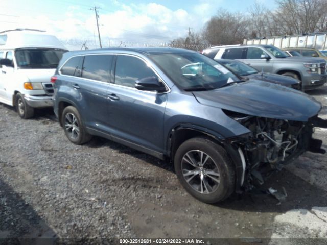 TOYOTA HIGHLANDER 2019 5tdbzrfh7ks741844