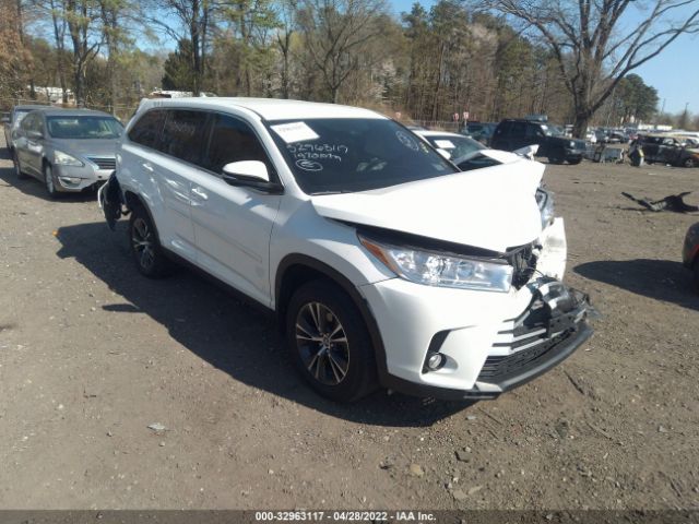 TOYOTA HIGHLANDER 2019 5tdbzrfh7ks916058