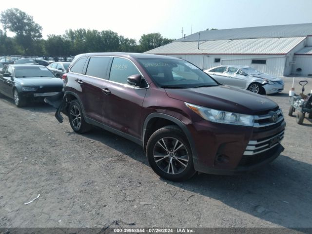 TOYOTA HIGHLANDER 2019 5tdbzrfh7ks995635