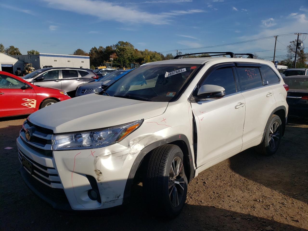 TOYOTA HIGHLANDER 2017 5tdbzrfh8hs376342