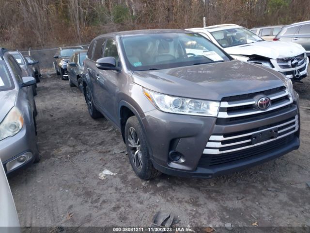 TOYOTA HIGHLANDER 2017 5tdbzrfh8hs442517