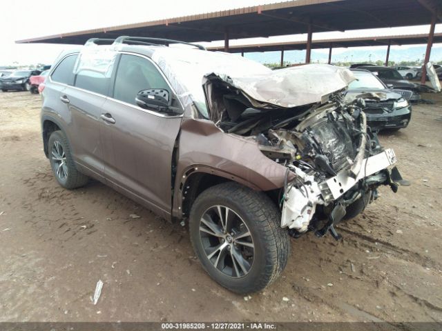 TOYOTA HIGHLANDER 2018 5tdbzrfh8js496292