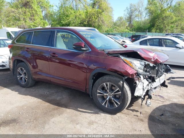 TOYOTA HIGHLANDER 2018 5tdbzrfh8js496907