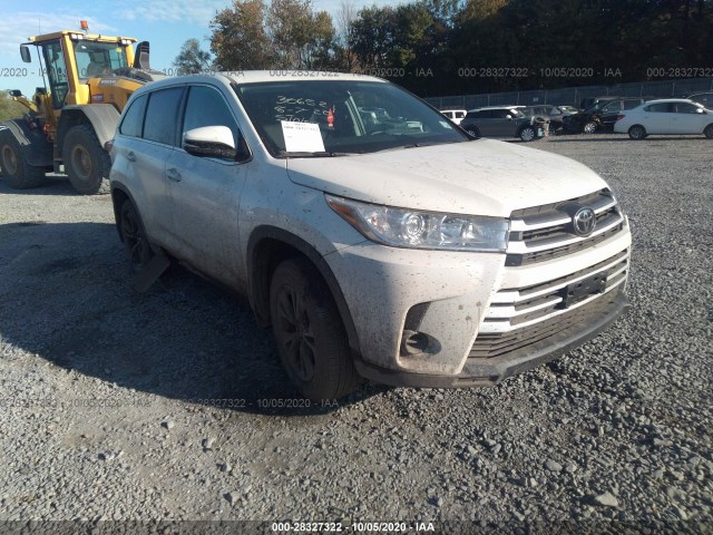 TOYOTA HIGHLANDER 2019 5tdbzrfh8ks727502