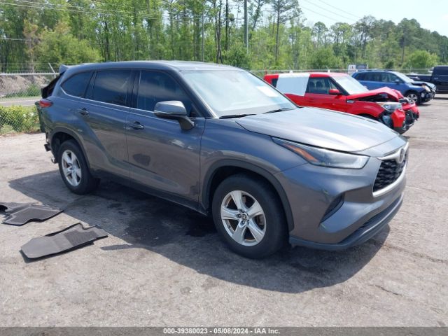 TOYOTA HIGHLANDER 2021 5tdczrah0ms054848