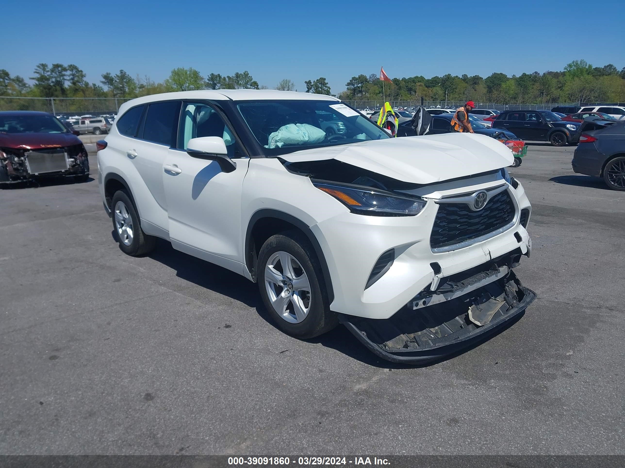 TOYOTA HIGHLANDER 2021 5tdczrah9ms039328