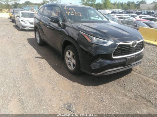 TOYOTA HIGHLANDER 2021 5tdczrbhxms073308