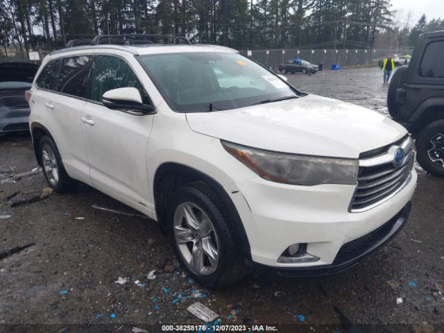 TOYOTA HIGHLANDER 2016 5tddcrfh1gs020419