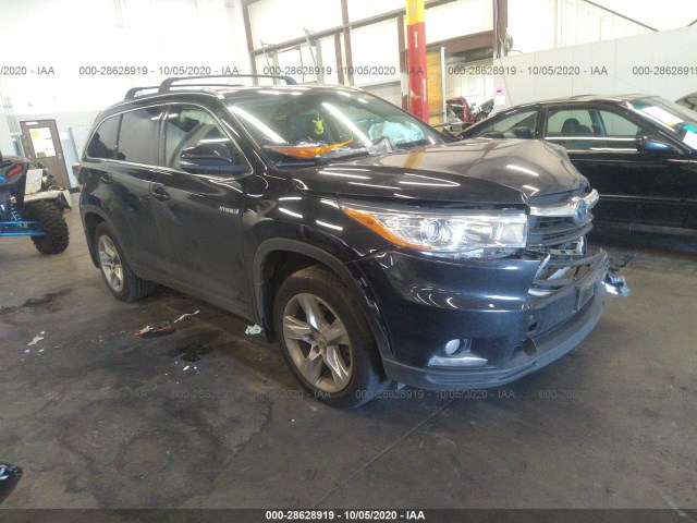 TOYOTA HIGHLANDER HYBRID 2015 5tddcrfh2fs008441