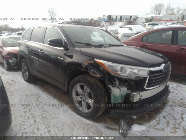 TOYOTA HIGHLANDER HYBRID 2014 5tddcrfh4es006804