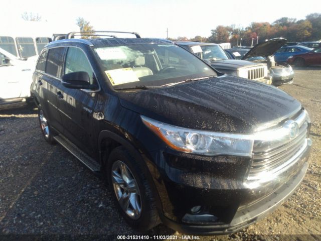 TOYOTA HIGHLANDER HYBRID 2015 5tddcrfh4fs009638