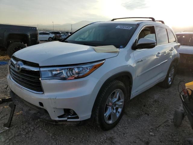 TOYOTA HIGHLANDER 2016 5tddcrfh4gs020169