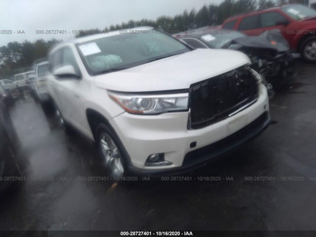 TOYOTA HIGHLANDER HYBRID 2014 5tddcrfh5es005368