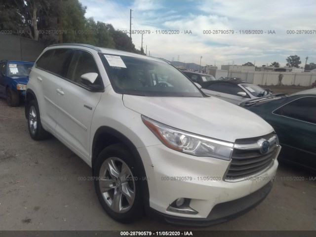 TOYOTA HIGHLANDER HYBRID 2015 5tddcrfh5fs008336