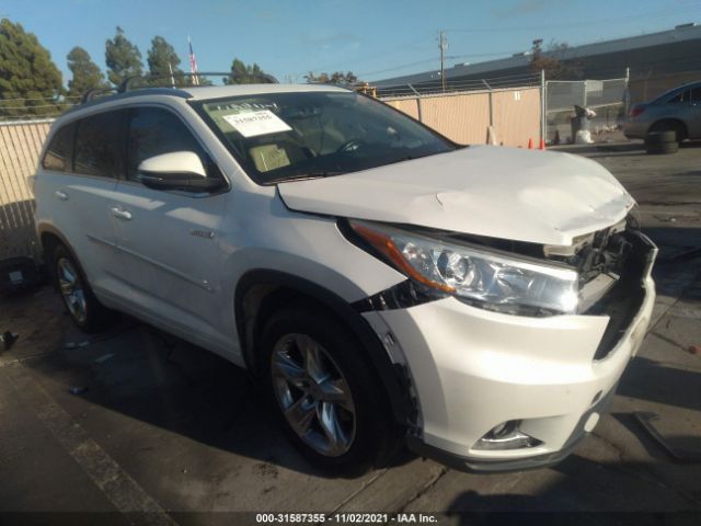 TOYOTA HIGHLANDER HYBRID 2015 5tddcrfh6fs009382