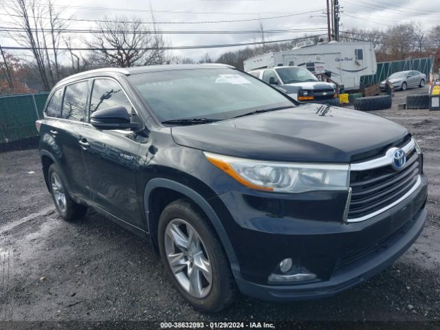 TOYOTA HIGHLANDER HYBRID 2015 5tddcrfh7fs013473