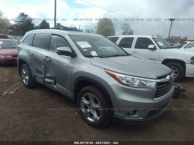 TOYOTA HIGHLANDER HYBRID 2015 5tddcrfh9fs012888