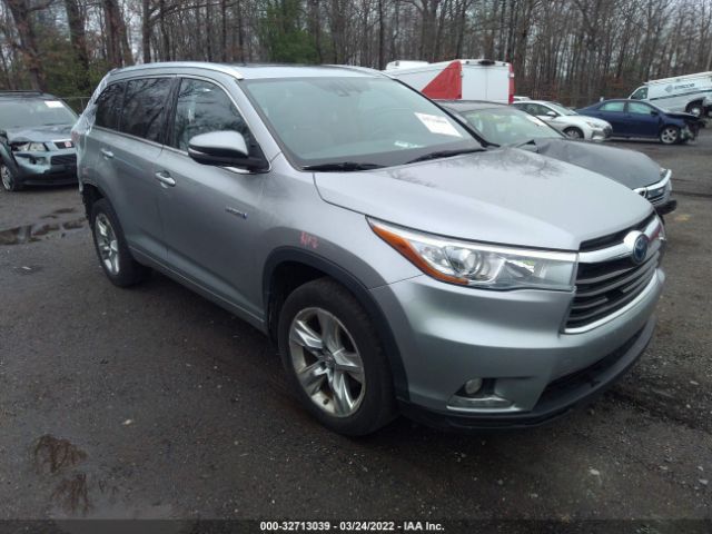 TOYOTA HIGHLANDER HYBRID 2015 5tddcrfhxfs009126