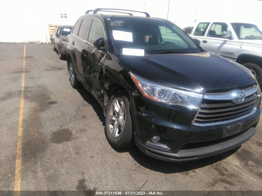 TOYOTA HIGHLANDER 2015 5tddcrfhxfs010129