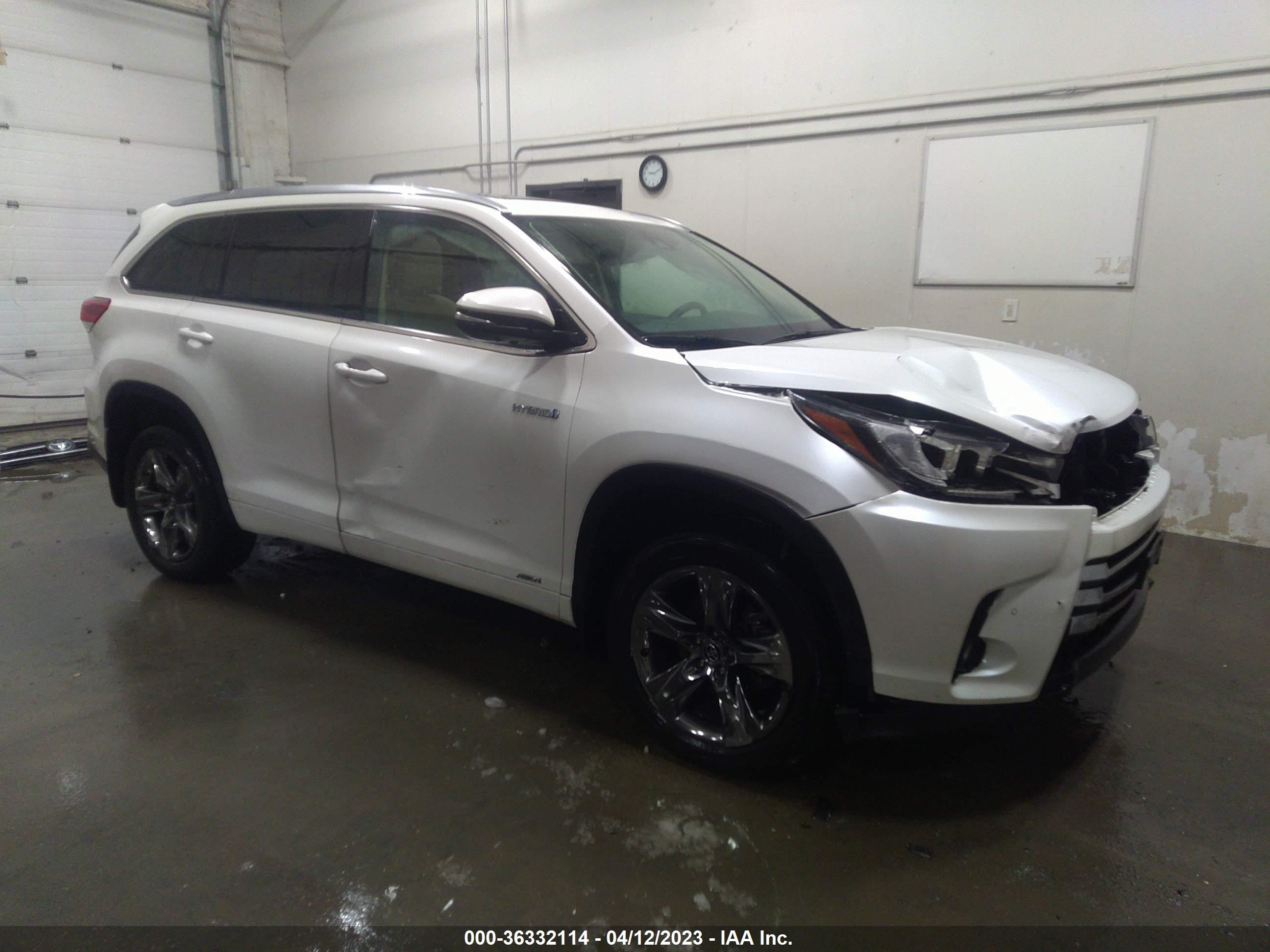 TOYOTA HIGHLANDER 2019 5tddgrfh3ks053158