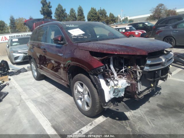 TOYOTA HIGHLANDER 2019 5tddgrfh4ks064430