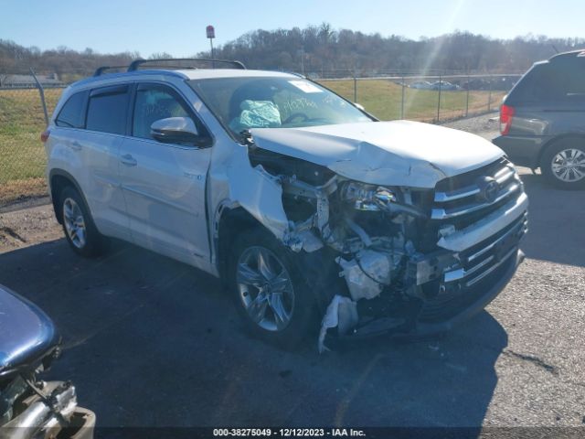 TOYOTA HIGHLANDER HYBRID 2019 5tddgrfh5ks063674