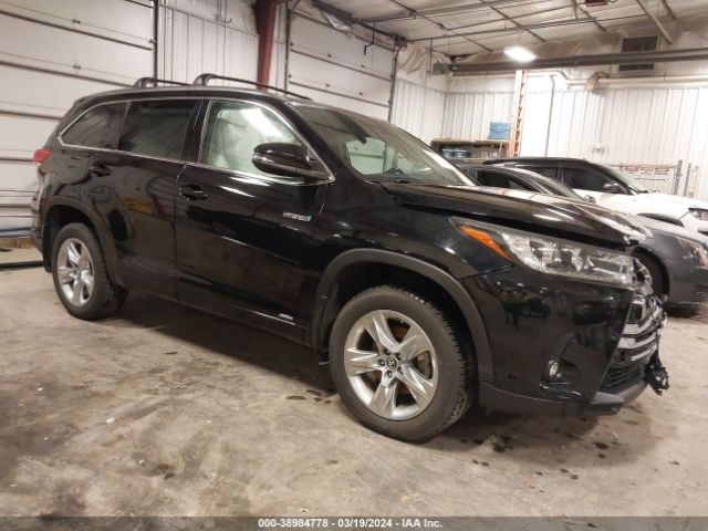 TOYOTA HIGHLANDER HYBRID 2019 5tddgrfh5ks068129