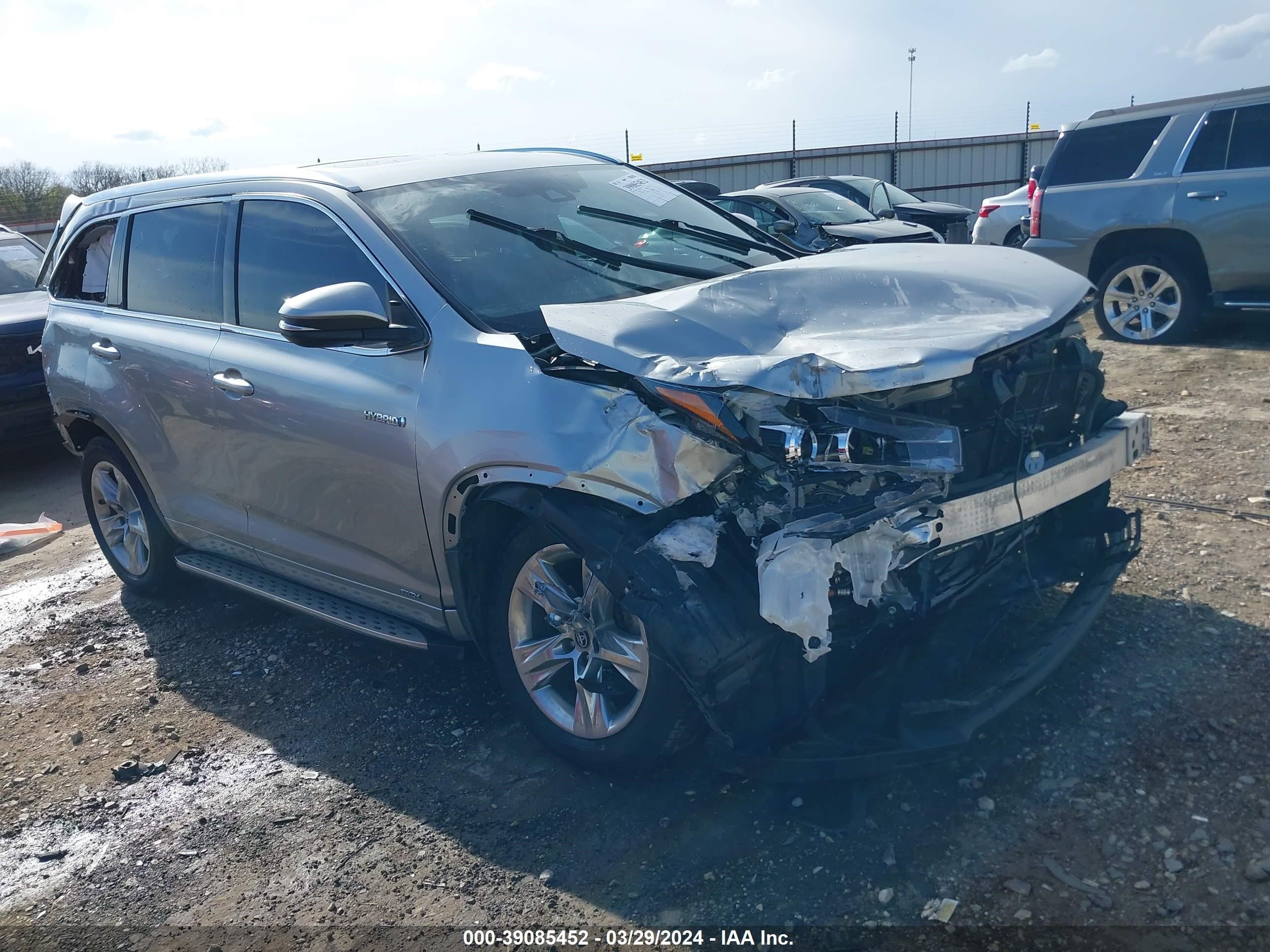 TOYOTA HIGHLANDER 2017 5tddgrfh6hs034726