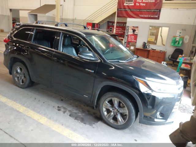 TOYOTA HIGHLANDER HYBRID 2018 5tddgrfh6js038930