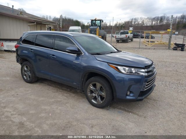 TOYOTA HIGHLANDER HYBRID 2017 5tddgrfh8hs028846