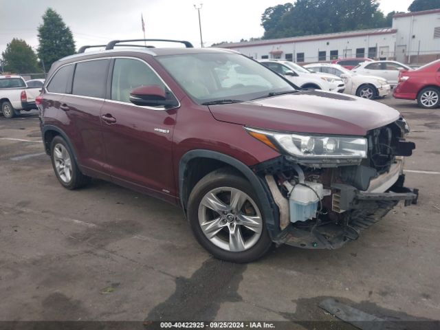 TOYOTA HIGHLANDER 2017 5tddgrfh9hs020996