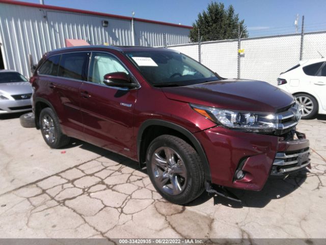 TOYOTA HIGHLANDER 2017 5tddgrfh9hs036020