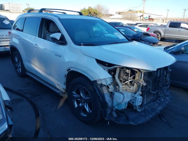 TOYOTA HIGHLANDER HYBRID 2017 5tddgrfhxhs023826