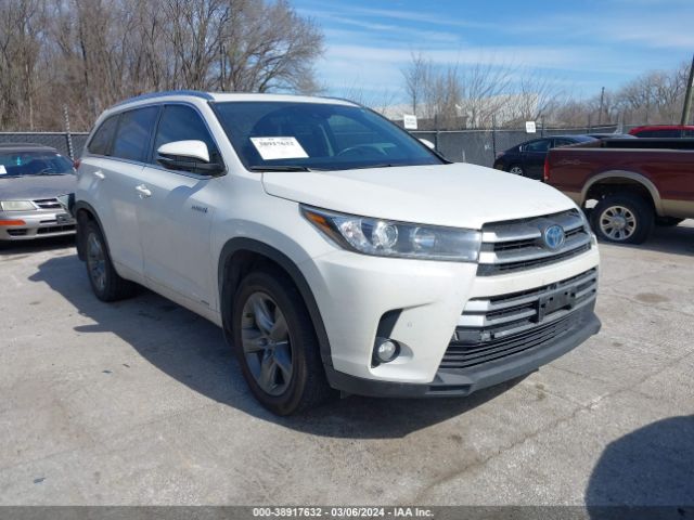 TOYOTA HIGHLANDER HYBRID 2017 5tddgrfhxhs033417