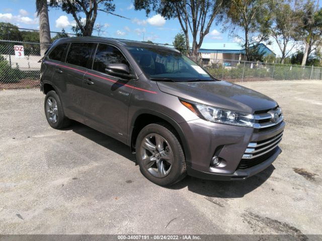 TOYOTA HIGHLANDER 2019 5tddgrfhxks061421